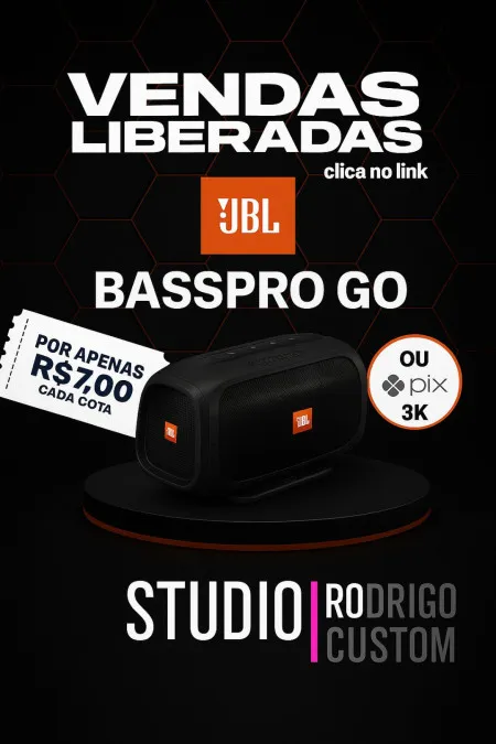 Studio Rodrigo Custom - Acao entre amigos jbl bar 800 ou 3k no pix