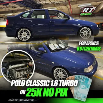 Polo classic 1.8 turbo ou 25k no pix