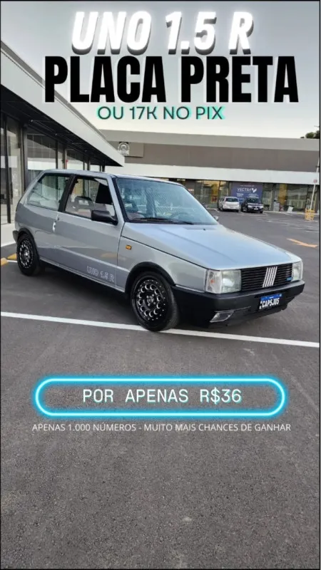 Uno 1.5r placa preta
