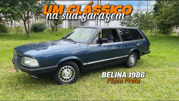 Belina placa preta raridade!!!