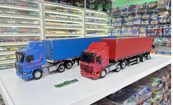 Minis Evolution - Scania 113 com baú