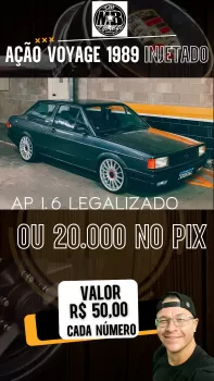Vw voyage 1988/89 1.6 injetado ou 20k no pix