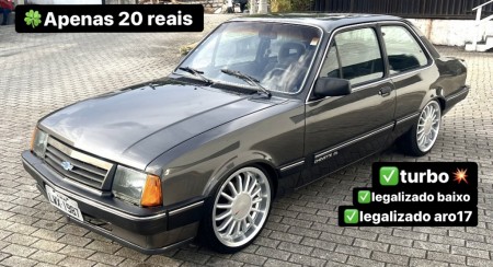2?a??o chevette dl turbo com rodas 17